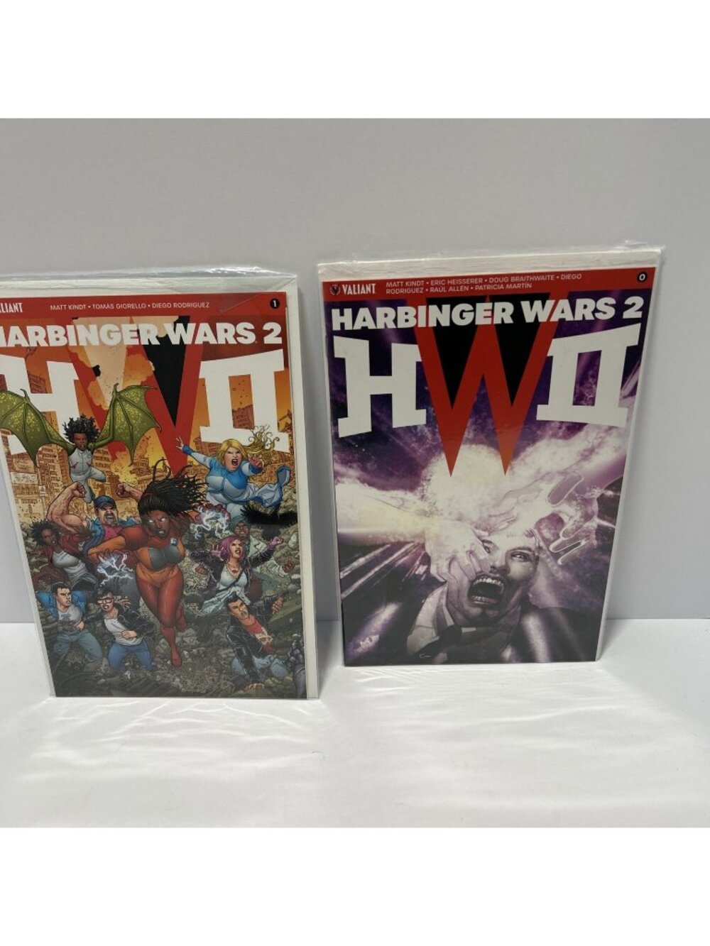 Harbinger Wars 2 #0 Mint Mail Order GEM! 2018 Lot Of 2 Books # 1 Comic Book